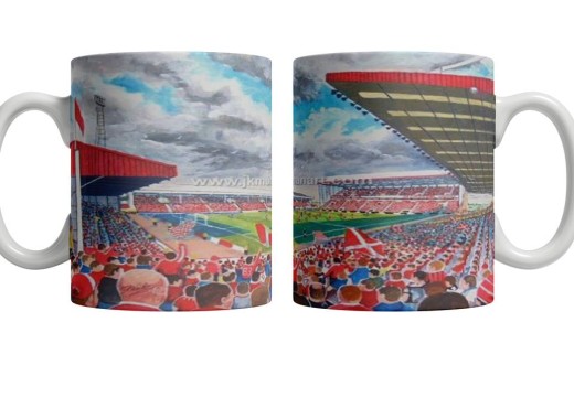 Pittodrie Stadium Fine Art Ceramic Mug - Aberdeen FC Pittodrie Stadium Fine Art Ceramic Mug - Aberdeen FC