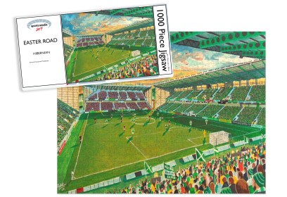 Easter Road Stadium Fine Art Jigsaw Puzzle - Hibernian FC